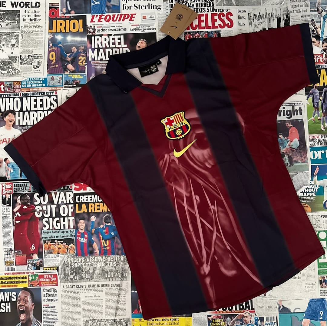 Travis Scott X Barcelona jersey